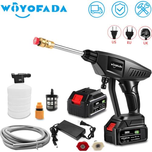 30Bar Wireless High Pressure Car Wash Water Spay Gun Portable High Pressure Washer Foam Generator for Makita 18V Battery
