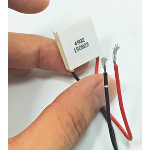 Semiconductor refrigeration sheet TES1-04902, 20*20MM 6.9W low power 5V 2A, maximum temperature difference ≥ 68 ° C