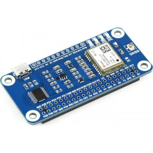 Waveshare NEO-M8T GNSS TIMING HAT for Raspberry Pi, Single-Satellite Timing, Concurrent Reception of GPS, Beidou, Galileo, GLONA