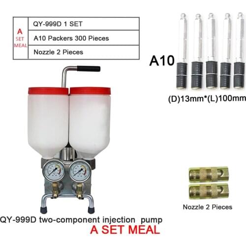 QY-999D A SET MEAL Polyurethane foam injection grouting machine for waterproofing repair