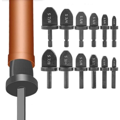 6-piece Tube Expander Reamer Drill Maintenance Forging Tool Triangular Hexagonal Handle Optional High-quality Steel Durable