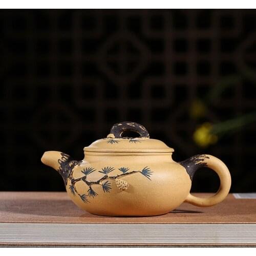 Are recommended by pure manual undressed ore section of mud pine needles archaize pot teapot tea set gift wholesale