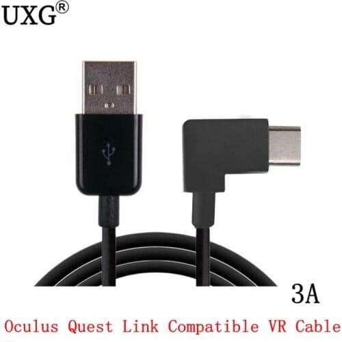 Standard USB2.0 TO USB Type C Cable ForOculus Quest Link Compatible VR Speed Data Transfer Fast Charge USB 3.2 Type-C 1M 2m 3m