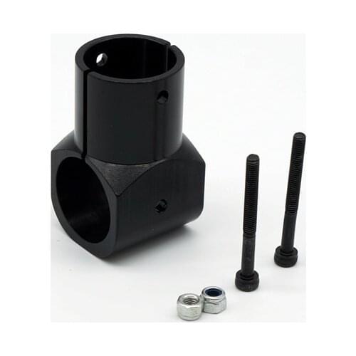 Quadcopter Multicopter Big Drone Accessories Carbon Fiber Landing Gear 20mm To 20mm Metal T Mount Carbon Tube T Type Connector