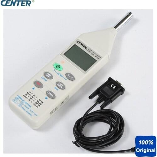 PC Interface Sound Level Test With Auto ranging and 32000 Records Datalogger (30~130dB) CENTER-322