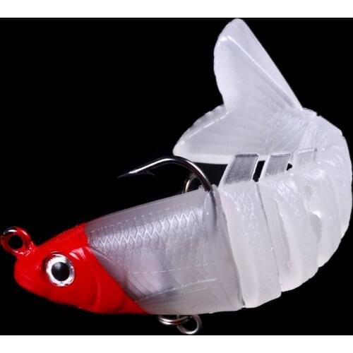 Sinking Wobblers Fishing Lures Jointed Crankbait Swimbait 8 Segment Soft Artificial Bait for Fishing Tackle 9cm 15g