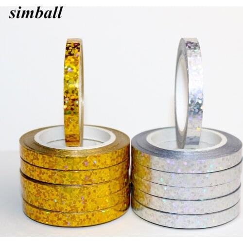 5pcs/lot 10m Foil Balloon Laser Ribbon Rose Gold Balloon Strings Event&Party Supplies Curling Birthday Party Wedding Decoration