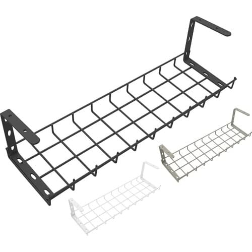 1 Pcs Under Desk Wire Storage Rack Under Desk Go Line Board Under Desk Cable Organizer Wire Cable Tray