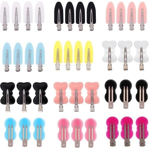 2/3/4Pcs No Bend Seamless Hair Clips Side Bangs Fix Fringe Barrette Makeup Washing Face Accessories Women Girls Styling Hairpins