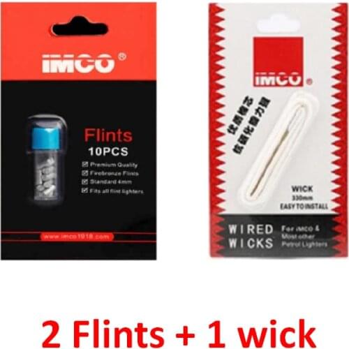 2 pieces/lot ) Original IMCO kerosene special lighter Flint cotton core wicks Lighter accessories