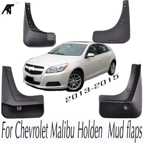 4PCS Molded Mud Flaps For Chevrolet Malibu Holden 2013 2014 2015 Mudflaps Splash Guards Mud Flap Front Rear Mudguards Fender