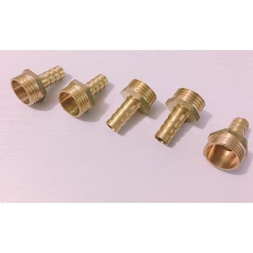 5pcs Male Thread Copper Pagoda Joint Adap PC10-01 PC10-02 PC10-03 PC10-04 Brass Pipe Fitting