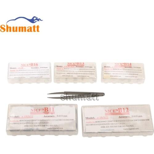500 PCS Common Rail Injector Adjusting Shims Washers Gasket Sets for Injectors B11 B12 B13 B14 B16 All Kinds of Size