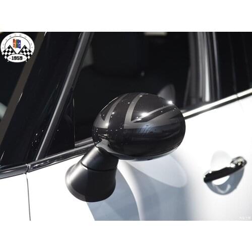 Brand New Auto Parts Fashion decoration MINI Ray Side Mirror Cover & Night Jack Side Mirror Cover For Mini F56 F60(2PCS/SET)