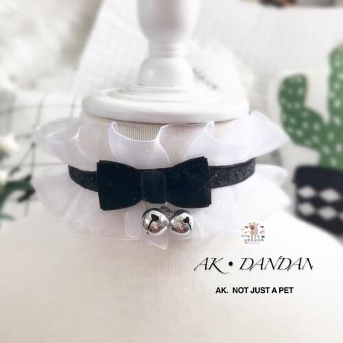 AK balls pet cat dog manual accessories summer cool retro necklace saliva towel bib chain collars