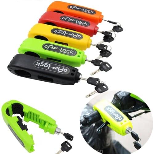 Motorcycle Handle bar Grip Lock Brake Lever Throttle Grip Anti Theft Protection Security Locks For Scooter ATV Quad Dirt Bike