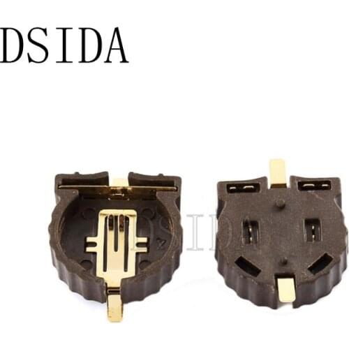 10PCS Battery Button Cell Holder Socket Case CR1220 battery holder New and High Quality