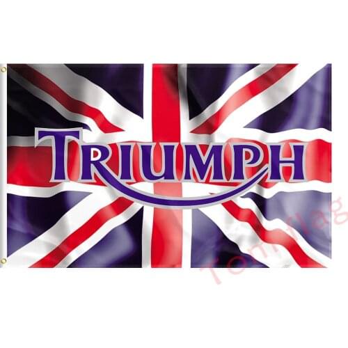 Custom TRIUMPH Motorcycle Flag Motorcycle flag 3x5ft Polyester banner