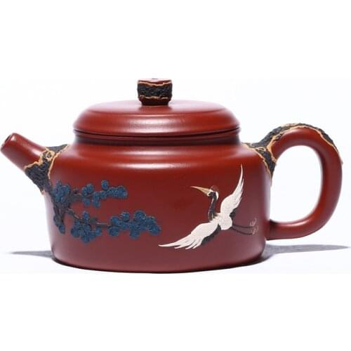 Famous Handmade Teapot Factory Direct Collection Dahongpao Xianhe Dezhong Pot Household Teapot Chinese Tea Set