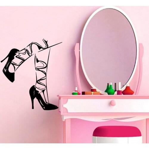 Classic womans feet Wallpaper Home Decoration Wall Sticker For Babys Rooms Background Wall Art Decal