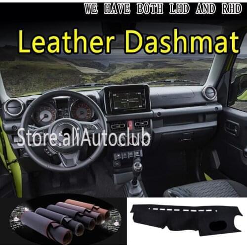 For Suzuki Jimny G4 JB64W JB74W 2019 2020 2021 Leather Dashmat Dashboard Cover Dash Mat Carpet custom Car Styling accessories