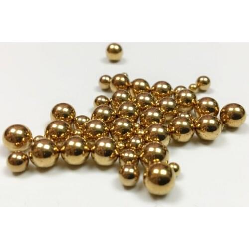 Brass Copper Ball Solid Precision Beads Bearing Balls 0.8mm 0.9mm 1mm 1.2mm 1.4mm 1.45mm 1.48mm 1.5mm 1.588mm Diameter