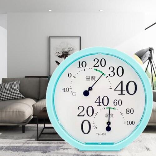 Wall Temperature Humidity Monitor Indoor Outdoor Thermometer Hygrometer No Battery Required