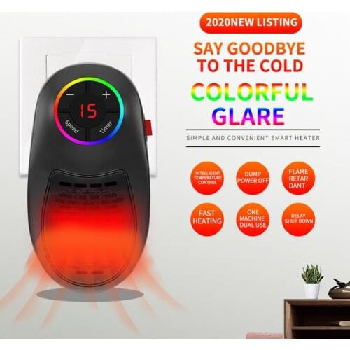 Hot Sale Wall Heater Warmer Delicate Texture Electric Wall Heater Portable Personal Space Warmer for Indoor Heating with Lamp