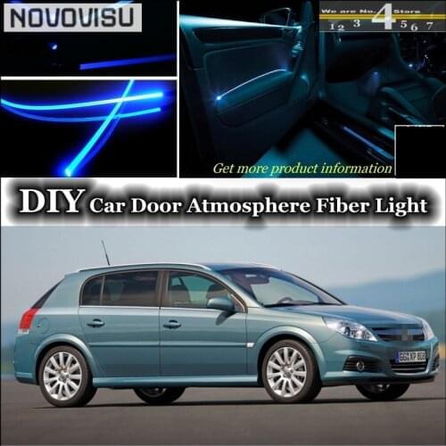 NOVOVISU For Opel Signum For Vauxhall Signum interior Ambient Light Tuning Atmosphere Fiber Optic Light Door Panel illumination
