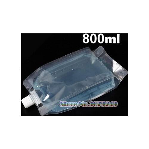 Wholesale 800ml Stand up Plastic Drink Packaging Spout Bag Pouch for Beverage Liquid Juice Milk Coffee Water