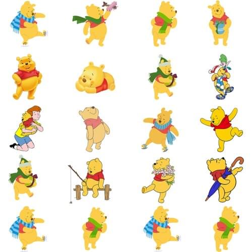 Disney Creative Design Winnie the Pooh Dancing Movement Multi-model Jewelry Epoxy Earrings Jewelry Acrylic Handmade