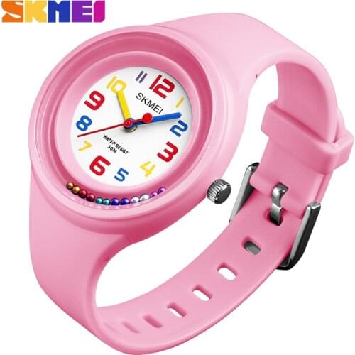 SKMEI Fashion Casual Children Watch Quartz Watch 50 Meters Anti-Freeze Children Clock Boy Schoolgirl Watch 1386 Kids Watches