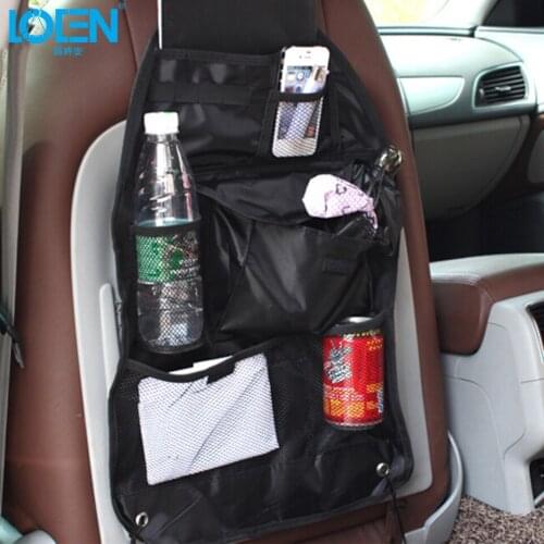LOEN Car Seat Back Auto seat storage bag Hanging bags New arrival Waterproof bag Car product Multi-function vehicle storage box
