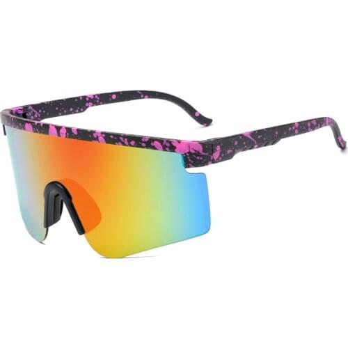 UV400 Cycling Goggles Mens Sun Glasses Women 2021 Cycling Glasses Pink Glasses For Cyclists Safety Lenses Sport Sunglasses Men