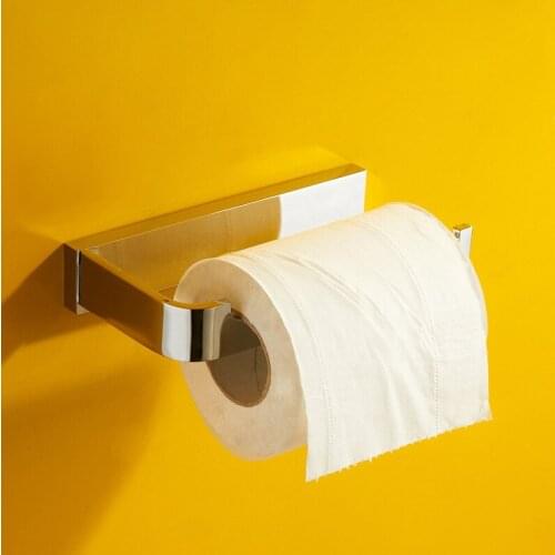 Vidric entire copper bath simple long plate roll holder chrome / metal pendant bath tissue holder