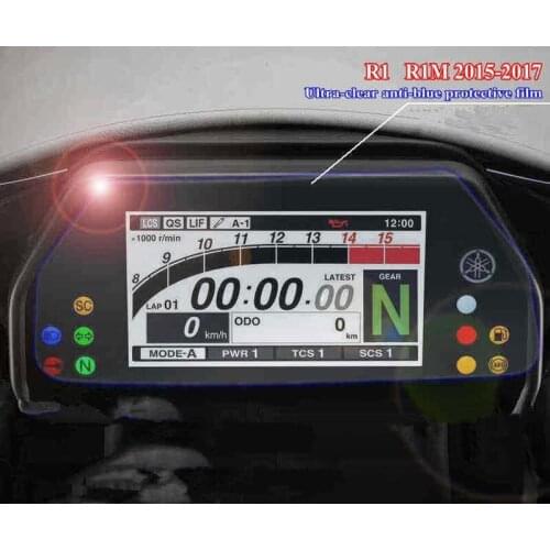 Instrument protective film for YZF-R1 R1M R1S 2015-2017 motorbike Instrument Cluster Scratch Protection Film Screen Protector
