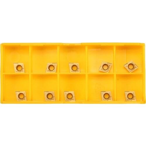 10 Lot Coated CCMT060204 CNC Blade Lathe Inserts Steel Processing Milling