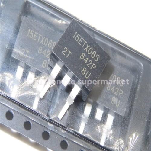 10PCS/LOT 15ETX06S TO-263 600V 15A SMD Triode