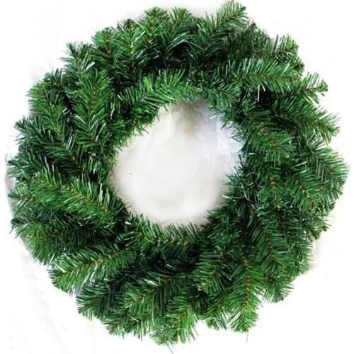 30cm 45cm 60cm Green Christmas Ornaments Garland Christmas Day Celebration Decorations