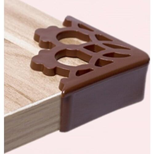 4Pcs/set Hollow Out Flower Pattern Soft Baby Safe Corner Protector Baby Kids Table Desk Corner Guard Children Safety Edge Guards