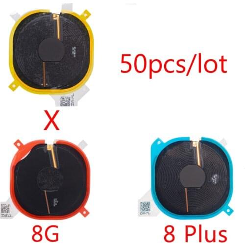 1pcs For iPhone X 8 8 Plus NFC Chip Wireless Charging Charge Panel Coil Sticker Flex Cable Ribbon