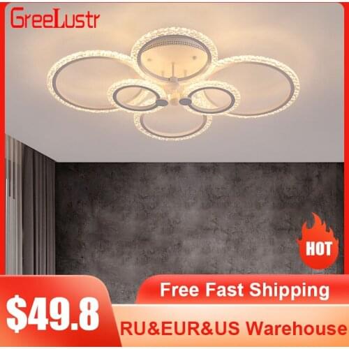 Acylic Ceiling Lights Dining Living Room Decoration Decorative Led Ceiling Lamps Modern Chandelier Indoor Lighting Bedroom Home