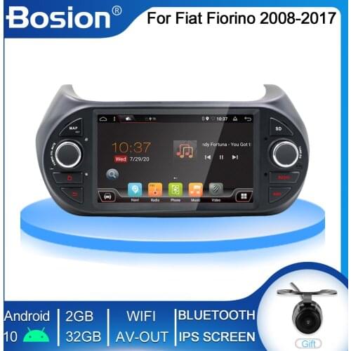 IPS Android Car dvd Stereo Radio GPS Navigation For Fiat Fiorino Qubo Citroen Nemo Peugeot Bipper 2008-2010 2015 Auto Multimedia