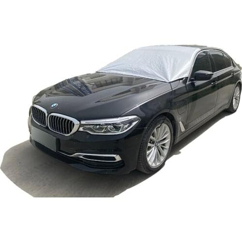 Car Polyester Oxford Cloth Sunshade Vehicle Windshield Snow Sunshade Waterproof Protective Cover Car Front Windshield Cover