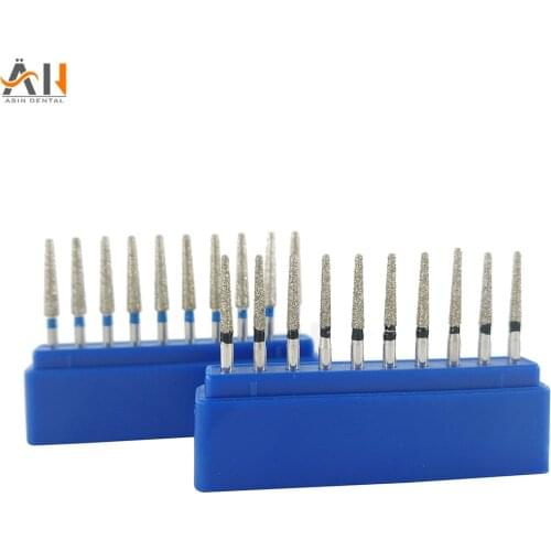 Free shipping 100pcs Dental Diamond Burs for High Speed Handpiece Medium FG 1.6M Brand New