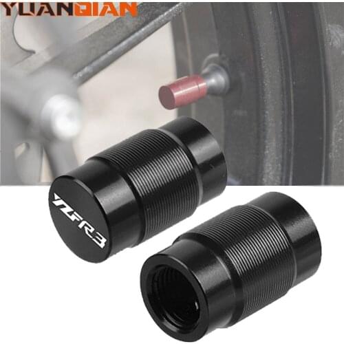 For YAMAHA YZF R3 YZF-R3 YZFR3 Motorcycle CNC Aluminum Accessorie Wheel Tire Valve Stem Air Caps CNC Airtight Covers