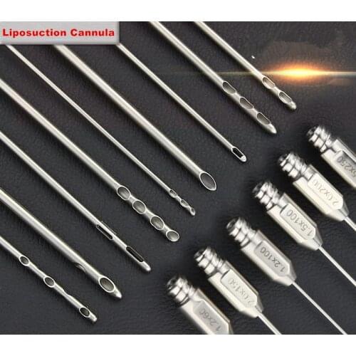 Liposuction cannula fat transfer needle aspirator for beauty use, fat transplantation kit, fat harvesting cannula for stem cells