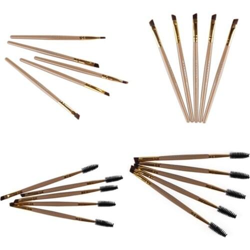 Double-Head Eyelash Make Up Brushes Tool Beauty Makeup Eyebrow Brush + Eyebrow Comb Beauty