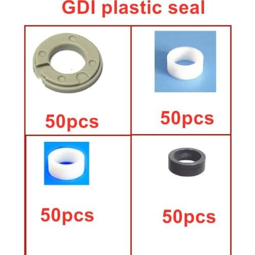50Sets GDI fuel injector repair kit plastic seal For 06H906036G 0261500092 0261500096 84212195 7591623 12638530 0261000114