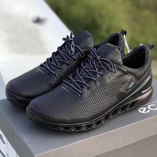 Genuine Leather Golf Shoes Men Breathable Walking Shoes Outdoor Size 39-45 Spikless Golf Sneakers Jogging Walking Sneakers